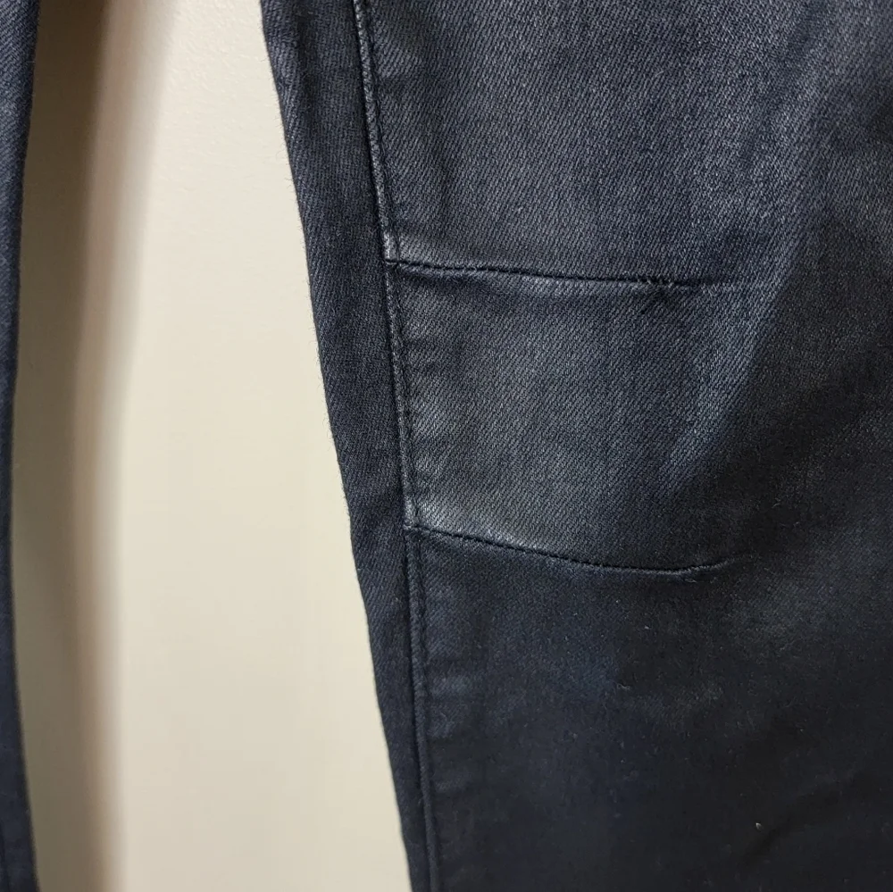 Blank NYC The Bond Black Coated Skinny Jeans Size 27